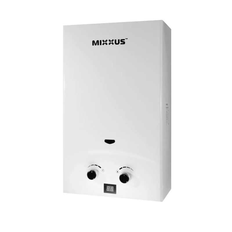 Газовая колонка Mixxus GWH-0710 BASIC TURBO WHITE турбированная 10 л/мин (WH0028)