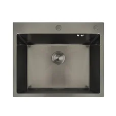 Мойка Mixxus MH6050 Nano-Black из нерж. стали (цвет графит) (MX1933)