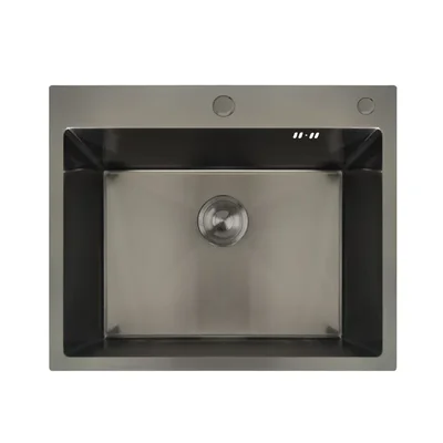 Мойка Mixxus MH6050 Nano-Black из нерж. стали (цвет графит) (MX1933)