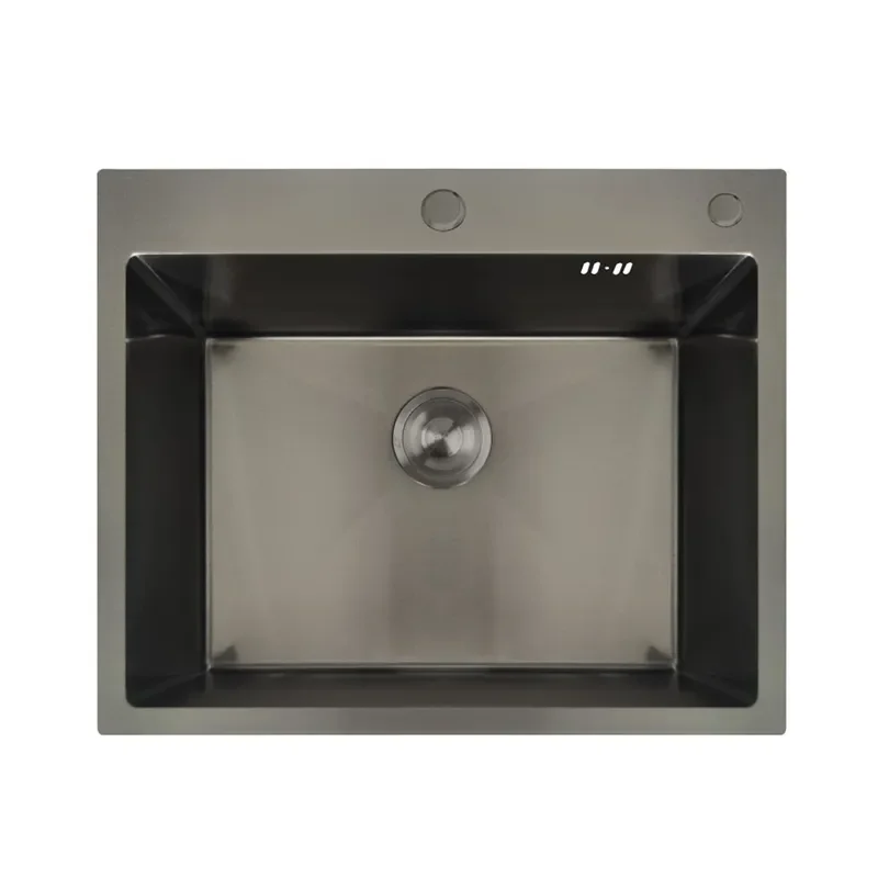 Мойка Mixxus MH6050 Nano-Black из нерж. стали (цвет графит) (MX1933)
