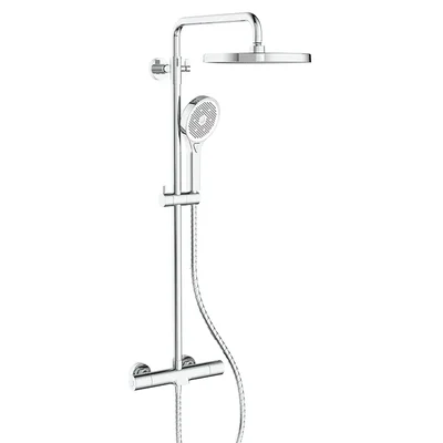 Душевая колонна с термостатическим смесителем Koer KB-55013-01 (Цвет хром) (KR4730)
