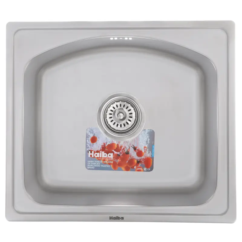 Мийка кухонна HAIBA 48x42 (satin) (HB0531) Мийка кухонна HAIBA 48x42 (satin) (HB0531)