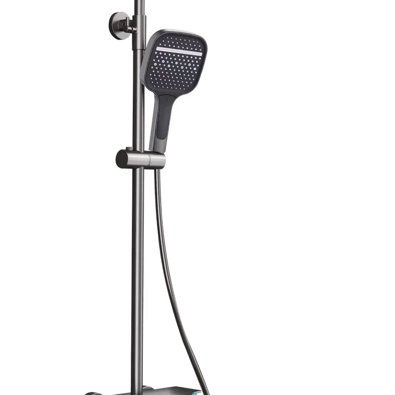 Душевая колонна с термостатическим смесителем Mixxus Premium SPACE-009-J Graphite, 3 режима (MI654