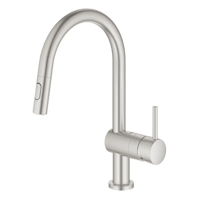 Сенсорний змішувач для кухні з висувним виливом Grohe Minta Touch (31358DC2) Сенсорний змішувач для кухні з висувним виливом Grohe Minta Touch (31358DC2)