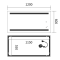 Зеркало Mixxus Premium LINES MR17-120x60-REVERSE (LED Touch, Anti-fog, димер) (MP6626)