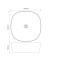 Раковина накладная Mixxus Premium DIVERSE-0106 BLACK 440х440х140mm (MP6538)