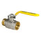 Кран шаровой KOER KR.215.G - 1" FM ГШВ YELLOW, ручка "рычаг" желтая (KR0124)