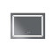 Зеркало Mixxus Light MR01-70x50 (часы, LED-подсветка, антизапотевание) (MI6000)