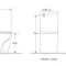 Унитаз-компакт Mixxus Premium Ellipse-0401-T1 630x390x840mm, система смыва TORNADO 1.0 (MP6467)
