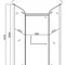 Душевая кабина с низким поддоном Mixxus LINES SCT01-90x90x198-TR CHROME прозрачное стекло 6мм (MI69