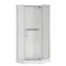Душевая кабина с низким поддоном Mixxus LINES SCT01-90x90x198-TR CHROME прозрачное стекло 6мм (MI69