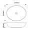 Раковина накладная Mixxus Premium ELLIPSE-0102 515х400х130mm (MP6551)