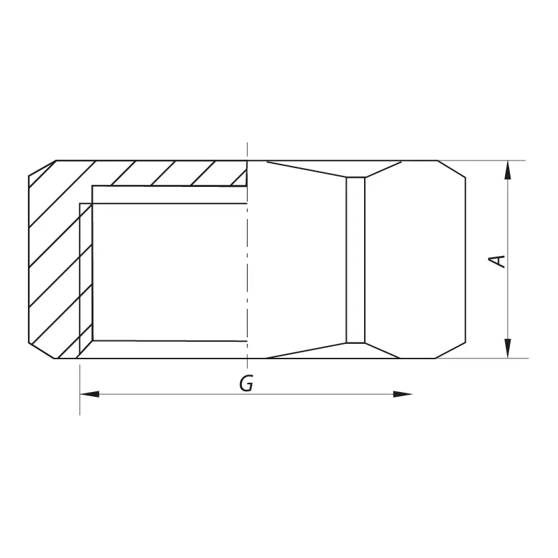 Заглушка В 1" Koer KF.P10F (KR3096) Заглушка В 1" Koer KF.P10F (KR3096)