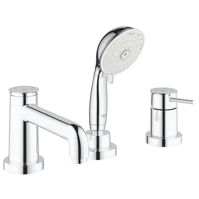 Змішувач на борт ванни на 3 отвори Grohe BauClassic (2511800A)