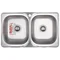 Мийка кухонна ZERIX Z7848D-08-180E DOUBLE (SATIN) (ZS0578)