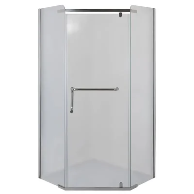 Душевая кабина с низким поддоном Mixxus LINES SCT01-90x90x198-TR CHROME прозрачное стекло 6мм (MI69