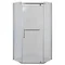 Душевая кабина с низким поддоном Mixxus LINES SCT01-90x90x198-TR CHROME прозрачное стекло 6мм (MI69