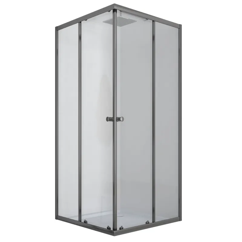 Душевая кабина без поддона Mixxus CUBIC SC01-90x90x185-TR GRAPHITE прозрачное стекло 4мм (MI6907)