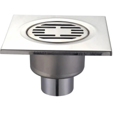 Душевой трап из нержавеющей стали SUS304 Mixxus Drain-03-15x15-180 (прямой отвод) (MI3422)