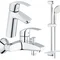 Набор смесителей Grohe Eurosmart M-Size для ванной (123246M)