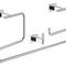 Набор аксессуаров 4 в 1 Grohe Essentials Cube New (40778001)