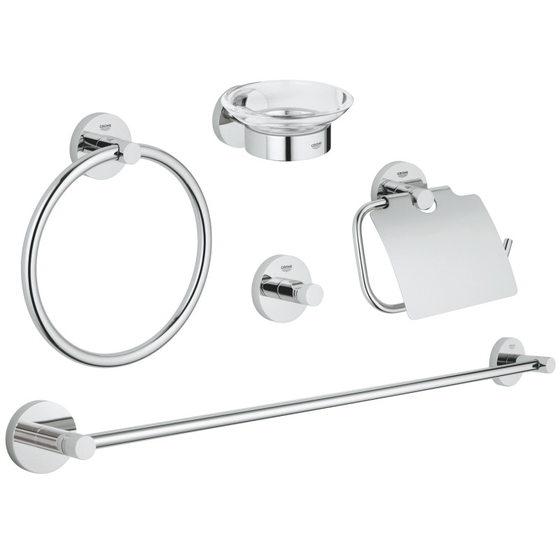 Набір аксесуарів 5 в 1 Grohe Essentials New (40344001)