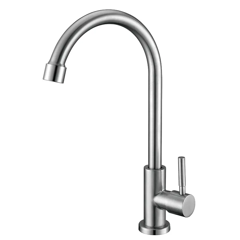 Кран для холодной воды Haiba MONO-01.SUS из нержавеющей стали SUS304 (HB9614)