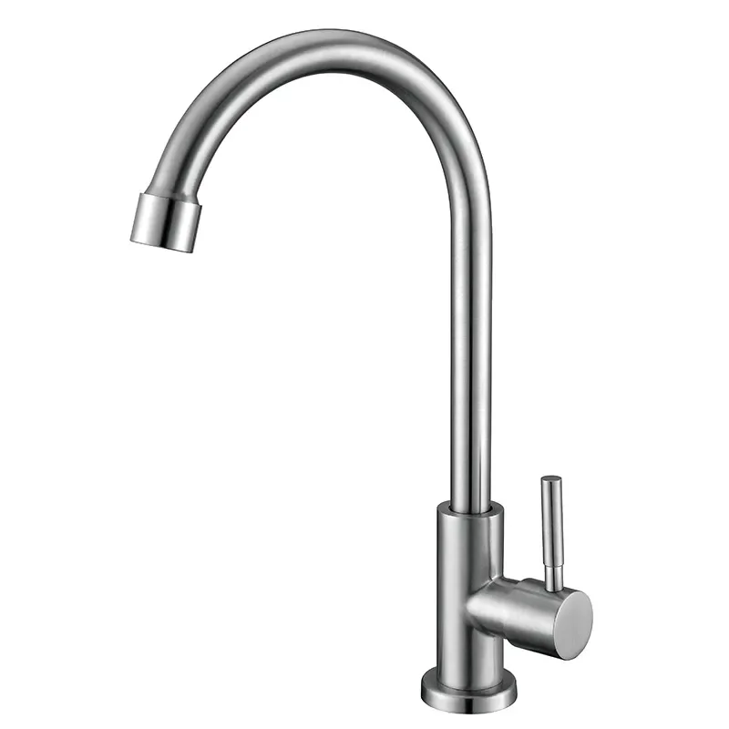 Кран для холодной воды Haiba MONO-01.SUS из нержавеющей стали SUS304 (HB9614)