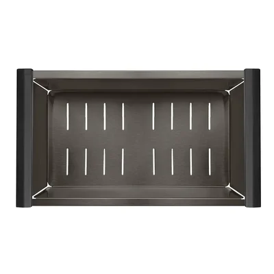 Сушилка для посуды Mixxus BAS-02 NANO-BLACK 440мм из нерж. стали (цвет графит) (MX1949)
