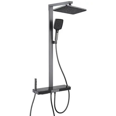 Душевая колонна с термостатическим смесителем Mixxus Premium Next-009-J Graphite, 4 режима (MI6544) Душевая колонна с термостатическим смесителем Mixxus Premium Next-009-J Graphite, 4 режима (MI6544)