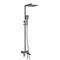 Душевая колонна со смесителем Koer KB-56007-07, 3 функции (Цвет графит) (KR5160)