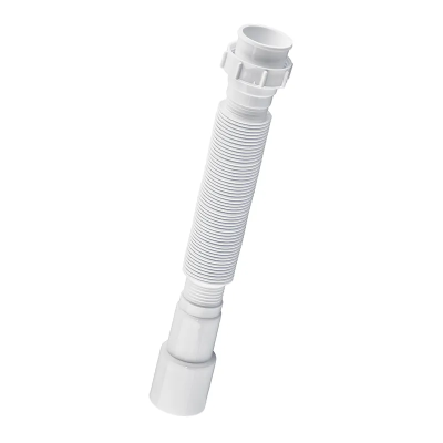 Гофротруба соединительная Zerix GN-01-A с накидной гайкой 1 1/2" (310-650 мм) (ZX5095)