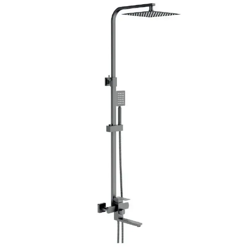 Душевая колонна со смесителем MIXXUS KUB-007-J GRAPHITE из нерж. стали SUS304 (кол. графит) (MI6220 Душевая колонна со смесителем MIXXUS KUB-007-J GRAPHITE из нерж. стали SUS304 (кол. графит) (MI6220