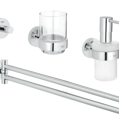Набір аксесуарів 4 в 1 Grohe Essentials New (40846001)