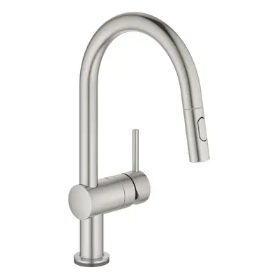 Сенсорний змішувач для кухні з висувним виливом Grohe Minta Touch (31358DC2) Сенсорний змішувач для кухні з висувним виливом Grohe Minta Touch (31358DC2)