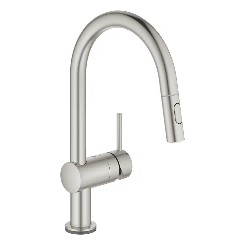 Сенсорний змішувач для кухні з висувним виливом Grohe Minta Touch (31358DC2) Сенсорний змішувач для кухні з висувним виливом Grohe Minta Touch (31358DC2)