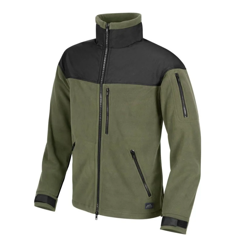 Куртка CLASSIC ARMY - Fleece, Olive Green/Black, Helikon-Tex