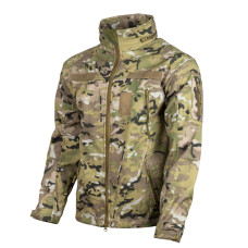 Куртка Vik-Tailor SoftShell з липучками для шевронів Multicam