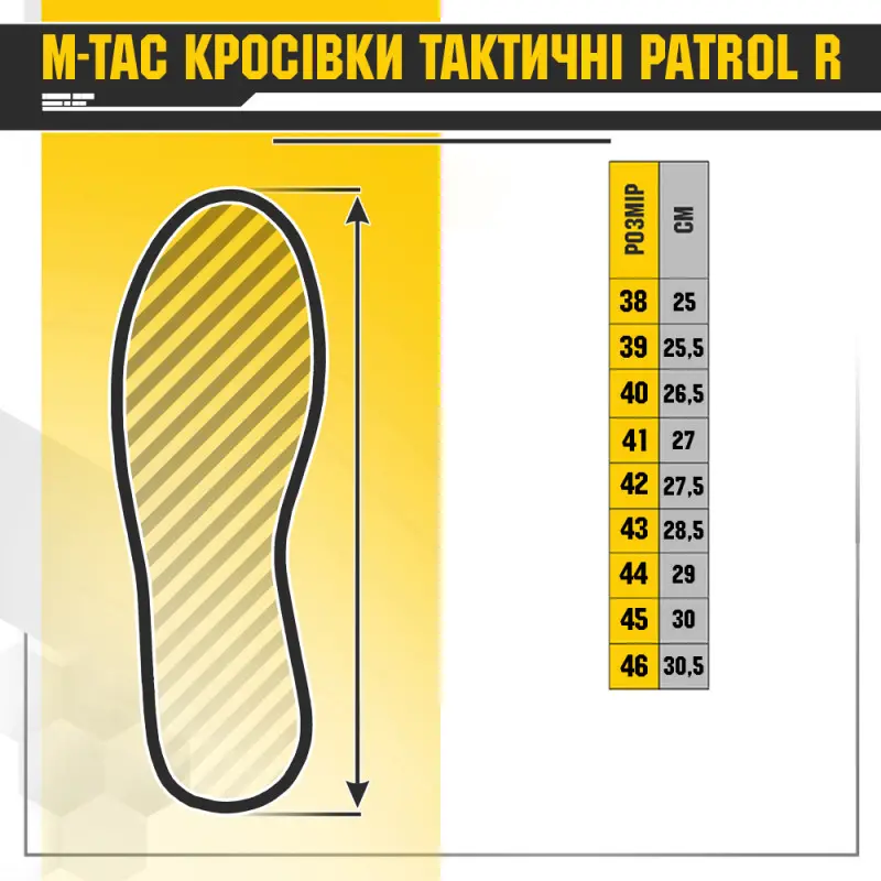 M-Tac кросівки тактичні Patrol R Black M-Tac кросівки тактичні Patrol R Black