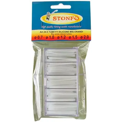 Кембрік силіконовий Stonfo 30-6 Match Silicone Float Sleeves діам. 0.2-0.3-0.5-0.7-1.0mm