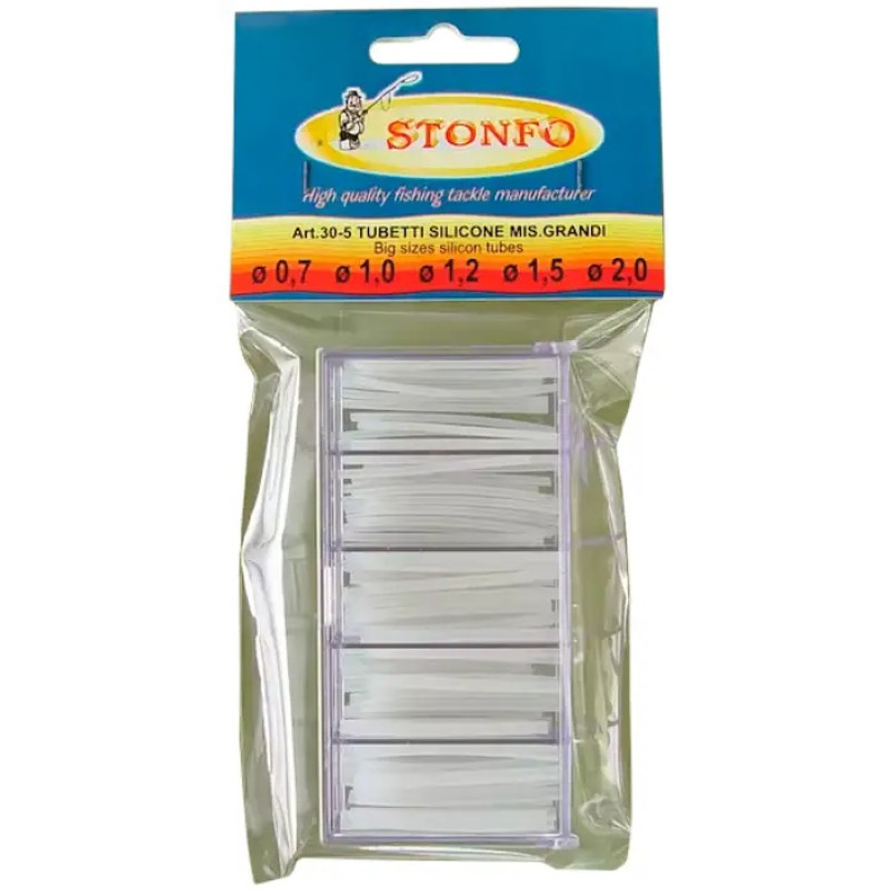 Кембрік силіконовий Stonfo 30-6 Match Silicone Float Sleeves діам. 0.2-0.3-0.5-0.7-1.0mm