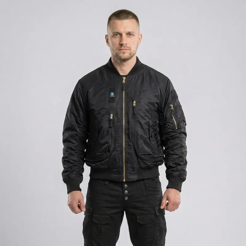 Куртка-бомбер Vik-Tailor летная, Black