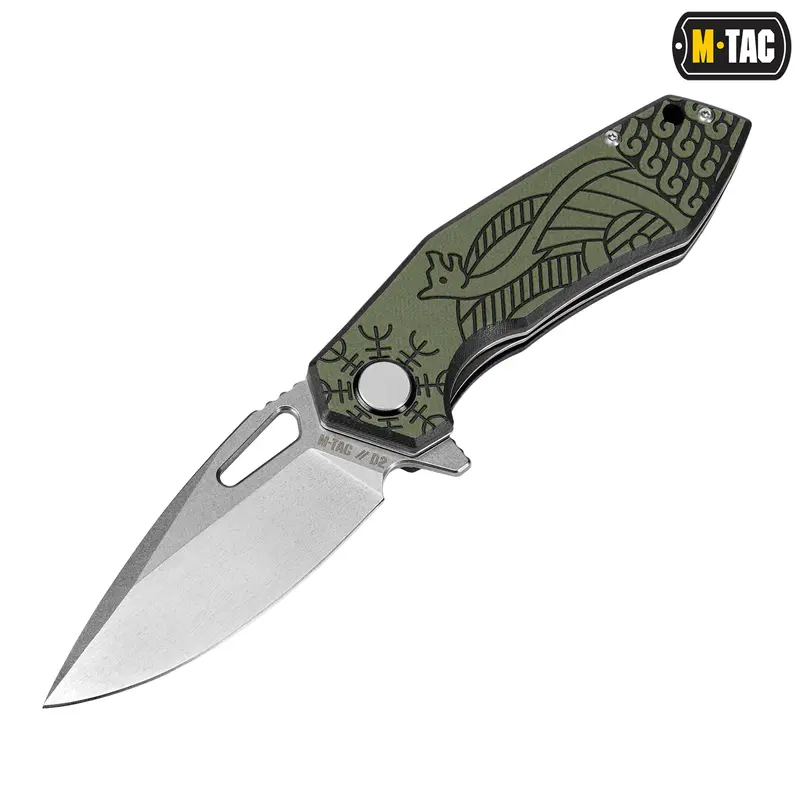 M-Tac нож складной Type 12 Scandinavian Stonewash Black/Olive