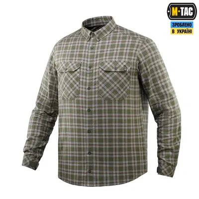 M-Tac рубашка Lumberjack Cotton Shirt Olive/Grey