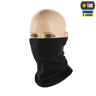 M-Tac шарф-труба микрофлис рип-стоп Black