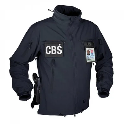 Куртка COUGAR QSA + HID - Soft Shell Windblocker, Navy Blue, Helikon-Tex