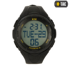 M-Tac годинник тактичний з крокоміром Black
