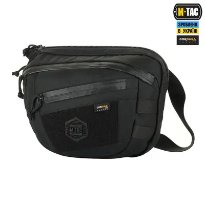 M-Tac сумка Sphaera Hardsling Bag Large з липучкою Elite Black M-Tac сумка Sphaera Hardsling Bag Large з липучкою Elite Black