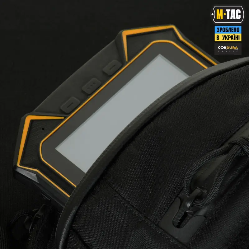 M-Tac сумка Sphaera Hardsling Bag Large з липучкою Elite Black M-Tac сумка Sphaera Hardsling Bag Large з липучкою Elite Black