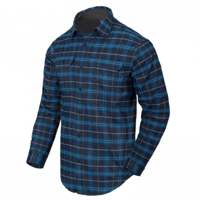 Сорочка GREYMEN з д. Рукавами, Blue Stonework Plaid (PA), Helikon-Tex
